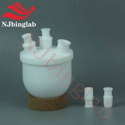 2L PTFE Round-Bottom Flask With Multi-Joints Flasks Reactor Laboratory Utensils photo-1