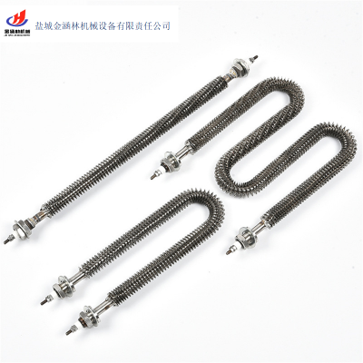 Stainless Steel Dry Burn Electric Heating Tube Heat Transfer Oil Boiler High Temperature Liquid Flange Heater Instantaneous photo-3