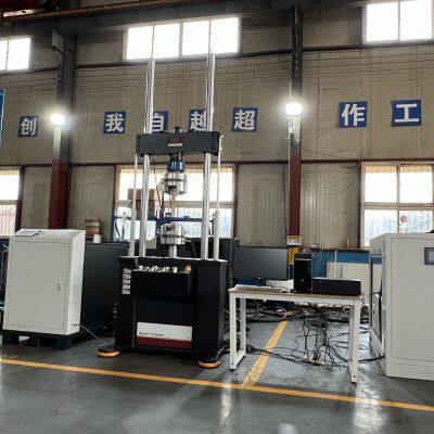 HST-P20,100hz 20kN Electro-hydraulic Servo Dynamic Static Fatigue Testing System 20kn 25kN 50kn Fatigue Testing Machine photo-2