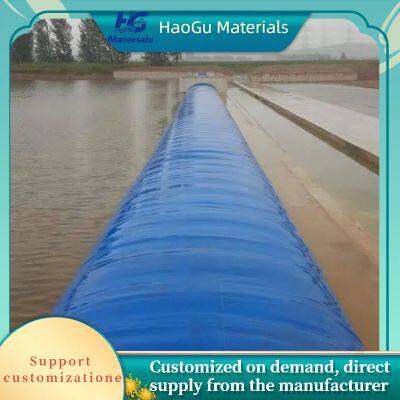 Городской ландшафтный резиновый дамб, Эстетический резиновый дамб для городского реки, Рекреационный водоем с резиновым дамбом