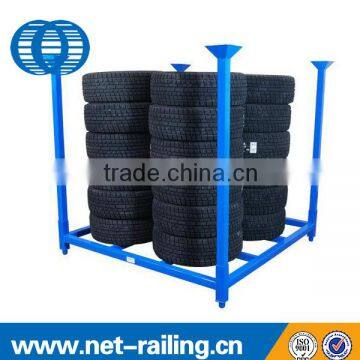 Warehouse stacking storage iron tire rack