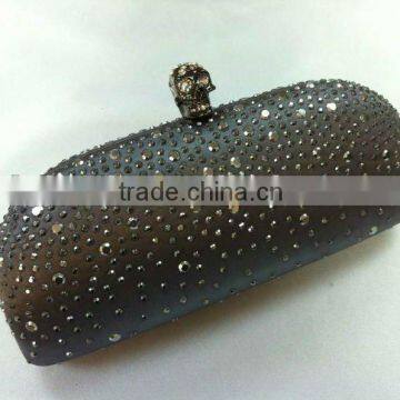 manufacturer sell skull clasp sequin evening bags 2012 with best price