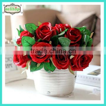 33cm hot sale artificial rose flower