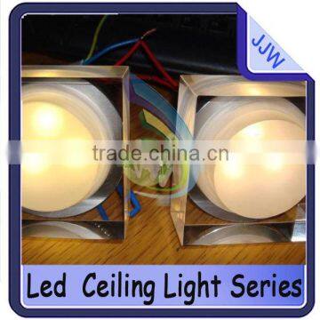 warmwhite super bright 3W led square ceiling light