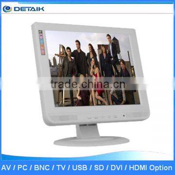 DTK-1519 OEM Accepted White Color VGA Input 15 inch Bulk LCD Monitor