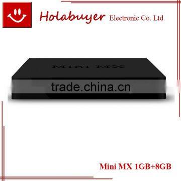 Beelink Mini MX TV Box Mali-450 GPU 2.4GHz WiFi 1GB RAM 8GB ROM Amlogic S905 Quad-core Mini PC Android 5.1