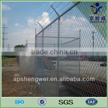 Canada commercial galvanized 5*5cm chain link fences