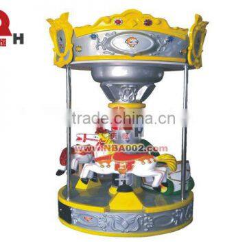 QHC02 Small Amusement Three Sests Kids Carousel for sale