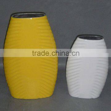 Aluminium Coloured Flower Vase