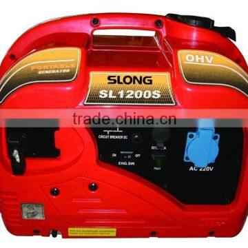 Mini camping gasoline generator 1kw silent type