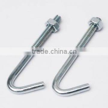 J bolt with hex nut J ROOFING BOLT