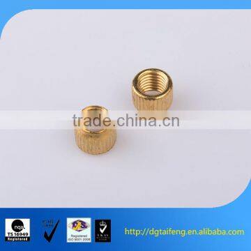 precision brass threaded insert nut