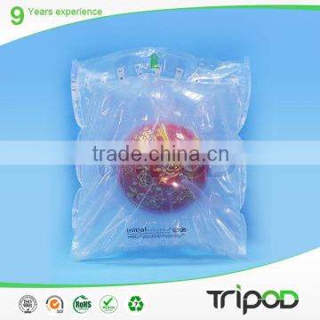 Tripod Strong protective clear plastic air bladder for wine packaging