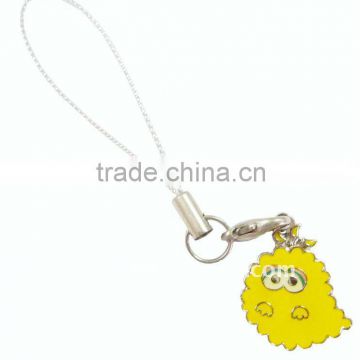 Kawayi little chicken metal mobile phone chain