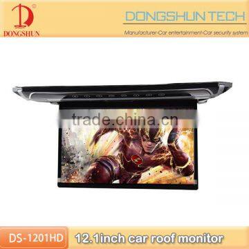 12.1 inch car roof mount monitor with MP5/ HDMI /FM input