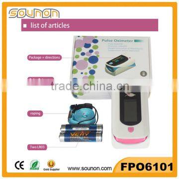 2016 New Product Finger Spo2 Monitor, Plastic Blood-Oxygen Test, Electronic OLED Display Fingertip Pulse Oximeter photo-3