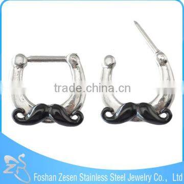 Hot Designs White Zircon Body Jewelry Nose Septum Piercing photo-6