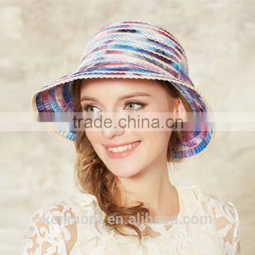 Factory Wholesale Female Colorful High Quality Straw Hats photo-3