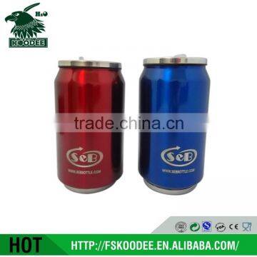 2016 FDA 280ml Double Wall Stainless Steel Used Vacuum Cola Can