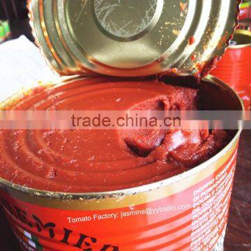 70g easy open canned tomato paste hot brix 28-30% ( Newly added tomato paste products for West Africa) )