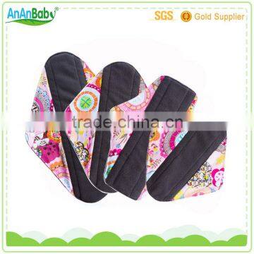 Feminine Hygiene Reusable Sanitary Napkin / OEM cloth Sanitary Pads / healthy cloth menstrual pads for ladies                        
                                                                Most Popular