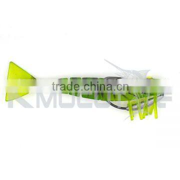 Kmucutie CHS006 Soft Swimbati Jointed Shrimp Soft Fishing Lure for Squid in Saltwater photo-3