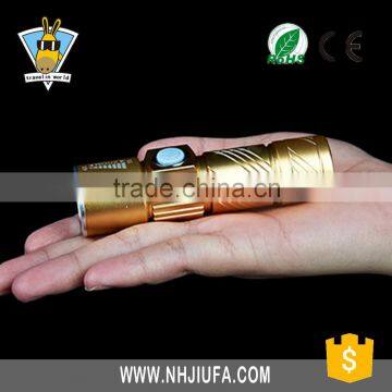 aluminium led mini flashlight led torch keyring, USB led flashlight keychain, rechargeable keychain led flashlight wholesale