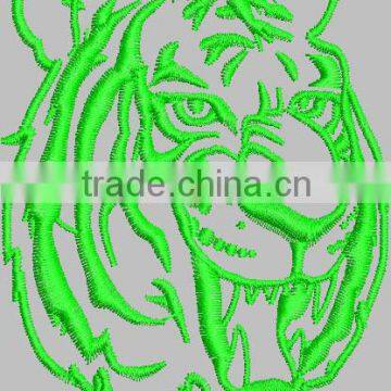 Best sale uniform custom embroidery patches about tiger logo.