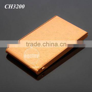 Push Up Push Down Button Folding Anodizing Gold Aluminum Knurling Business Metal Automatic Card Holder photo-4