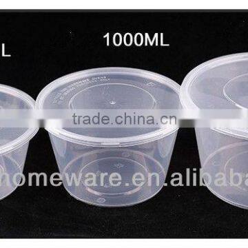 microwaveable disposable plastic takeaway container/ to-go box