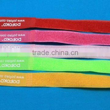 Logo Printing Adjustable Hook and Loop Strips With Buckle photo-2