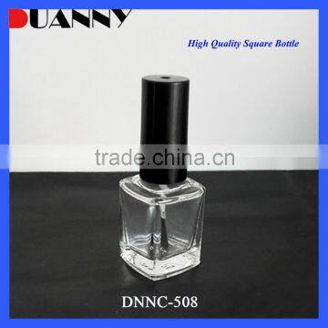Clear Glass Nail Polish Bottle With White Cap Packaging,Clear Nail Polish Bottle With White Cap