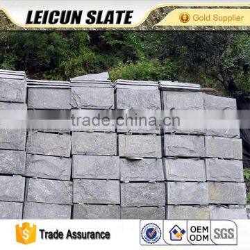 Mushroom Stone Black Slate Tiles & Slabs for Wall Cladding in China photo-3