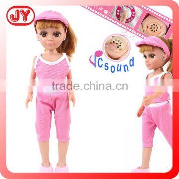 18 inch silicone doll with IC sound