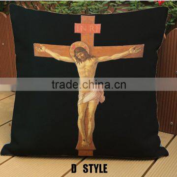 The Classic Scene of Jesus Printed Christian Bible Throw Emoji Massage Euro Pillowcase Decor Home Church Religious Gifts photo-5