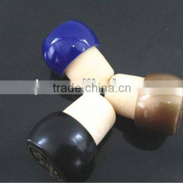 2013 New design hot sale custom T-shape Plastic cap Synthetic cork vodka wisky rum bottle stopper