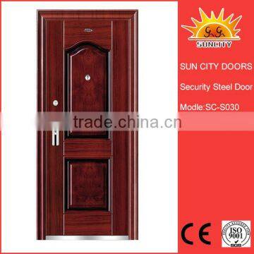 SC-S030 Indian Design Front Single Steel Doors With Hinges