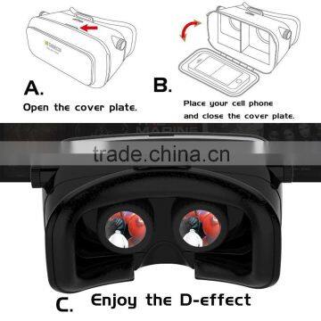 VR Box, HD Virtual 3D VR Glasses, W-A05 photo-2