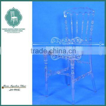 Plastic Material and Commercial Furniture General Use clear napoleon chair