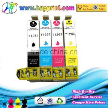 Compatible ink cartridge for Epson T1261 - T1264 compatible ink cartridges wholesale