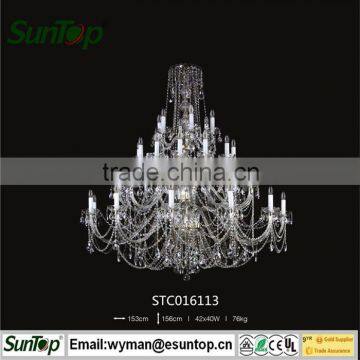 2016 modern crystal ball chandelier with Energy Saving