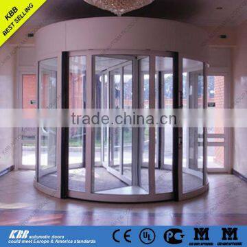 Frisco City Hall in USA , 2 wing automatic revolving door, 3 in 1 function, CE UL certificate