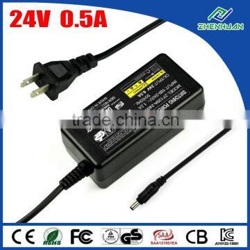 Lightning digital av adapter 24V 0.5A led power supply cUL UL approved