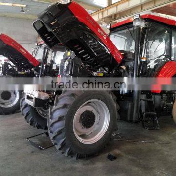 125 hp 4WD tractor 1254 with backhoe loader