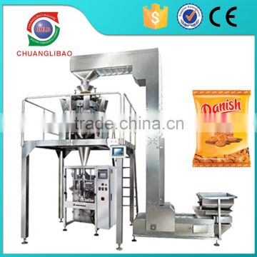 Nitrogen potato chip plastic bag packaging machine for food