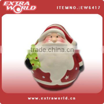 Christmas ceramic santa salt&pepper shaker