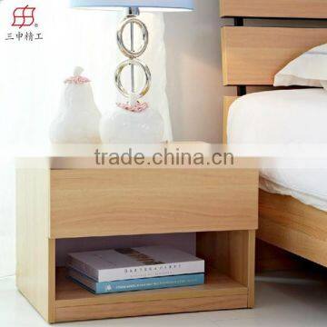 Home Bedroom Modern Appearance and Wooden Material Nightstand