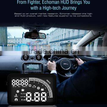 hot sales from manufacturer 5.5'' Universal Automotive HUD Head Up Display Speedometer Display on Windshield