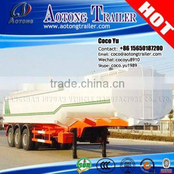 Truck Trailer Use And ISO, ADR Certification Steel three axles fuel oil Tanker Semi Trailer