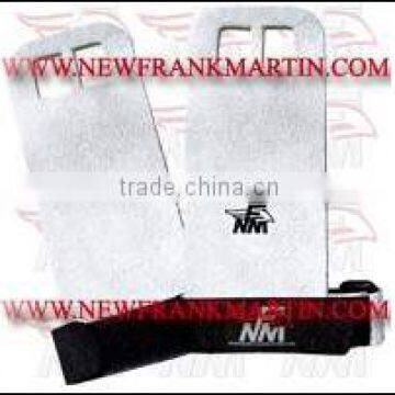 Strong non slip Leather white custom made hand grip , power lifting gym product,Lifting accessories